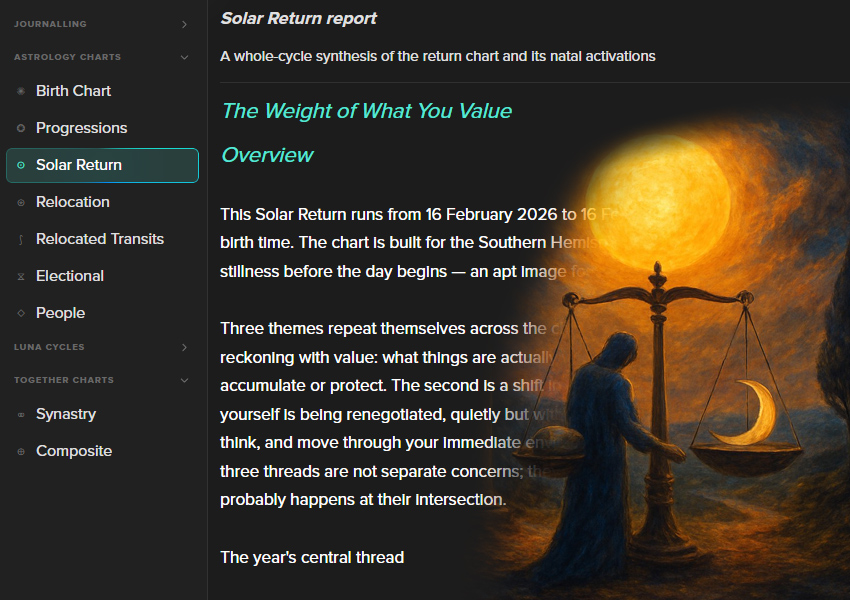 Soljourn Solar Returns